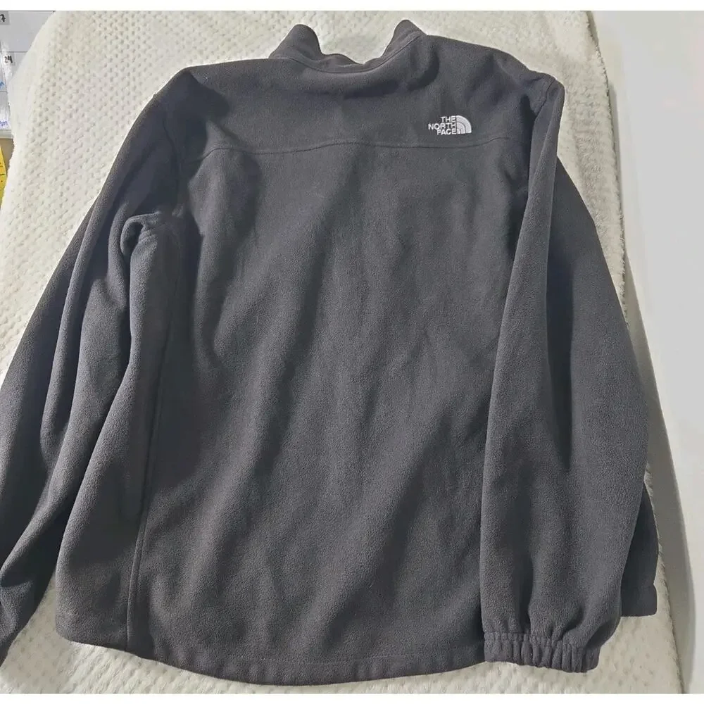 The North Face WindWall Fleece Jacket Mens XL Black Full Zip Outdoor Hiking